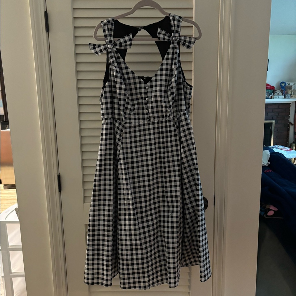 Retro chic by Torrid, size 18  checkered dress!